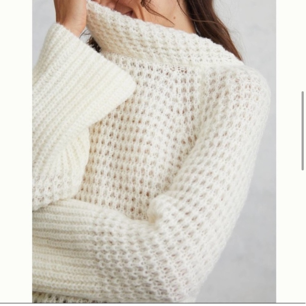 NWT Anthropologie ivory sweater Maeve - Picture 2 of 6